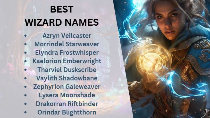 best wizard names