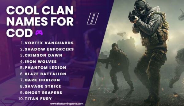 Cool clan names for cod