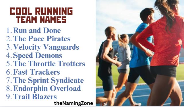 Cool Running Team Names