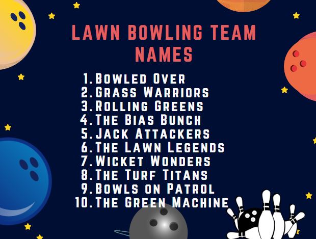 lawn bowling team names