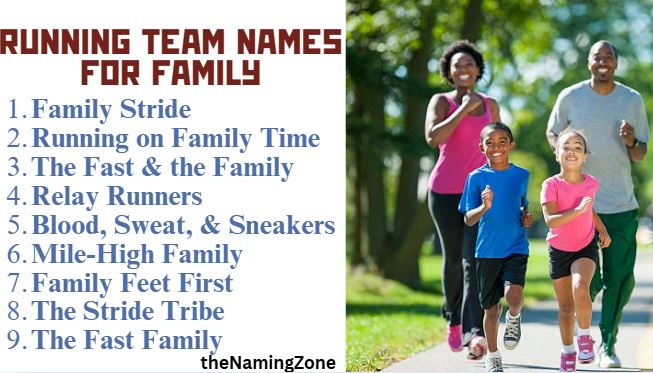 Running Team Names for Family