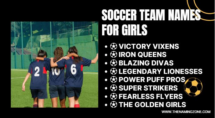 Soccer team names for girls