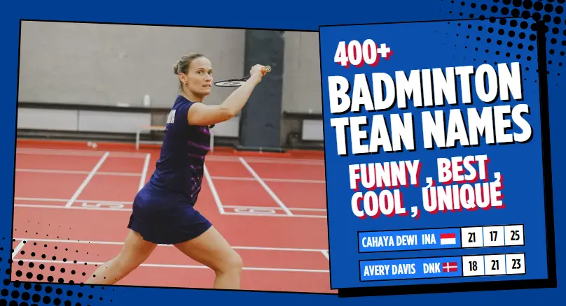 badminton team names