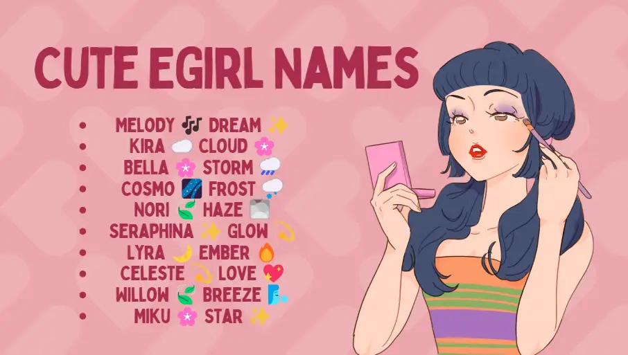 Cute EGirl Names