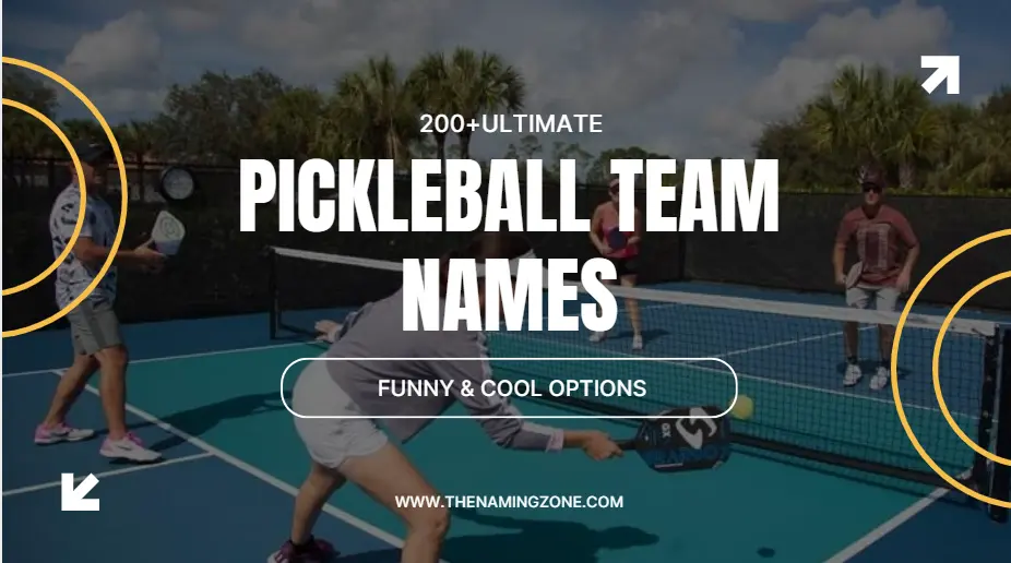 pickleball team names